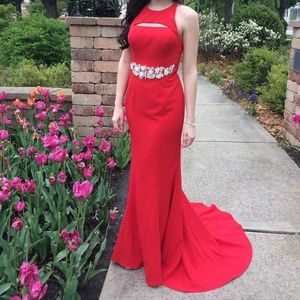 Red Formal Dress Mermaid Style (Black Tie Event)